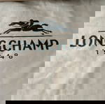 Longchamp τσάντα ώμου  μπεζ χρώμα