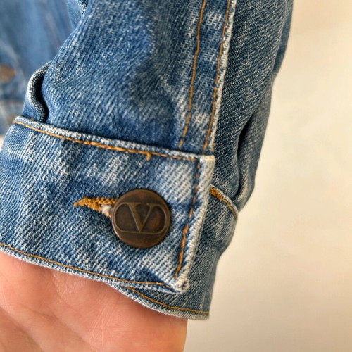 Valentino Garavani denim jacket used, blue, oversized