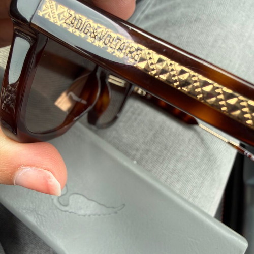Zadig and Voltaire tortoise sunglasses like new, brown