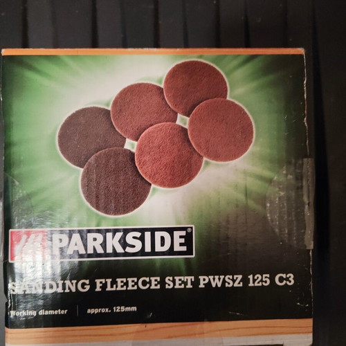 Sanding fleece set Parkside PWSZ 125 C3 new