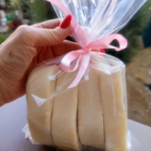 Handmade olive oil soaps natural ripening, pack of 4, like new