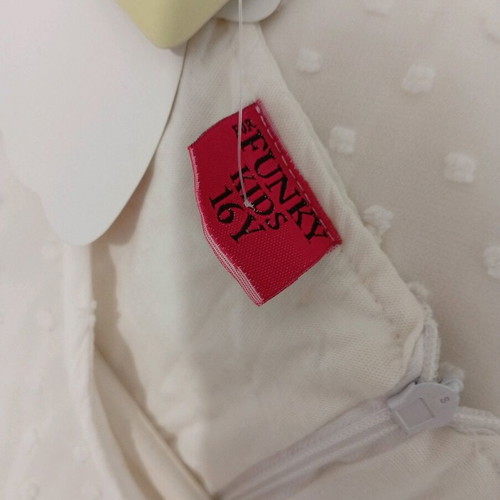 Girls' dress For Funky Kids new, size 16 years, white