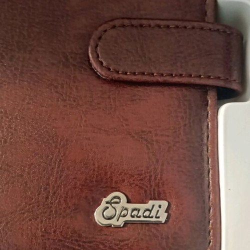 Vintage leather set Spadi 2000 model new with wallet, agenda and pen