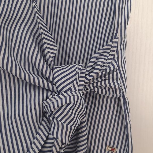 Tommy Hilfiger striped wrap shirt small like new