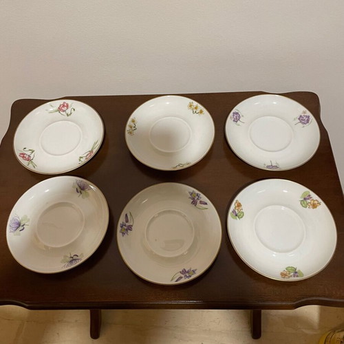 Flora Graeca collectible porcelain cup set by Niki Goulandri new