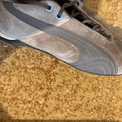 Puma women's sneakers used, EU 37, grey and light blue