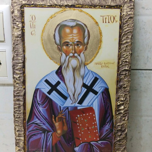 Εικόνα του Αγίου Τίτου καινούργια, διάσταση 34/22