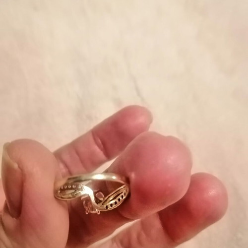 14K Gold Solitaire Ring new with 585 hallmark