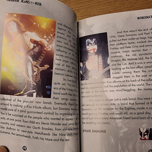 KISS Modern Icons book used, hard cover, 94 pages