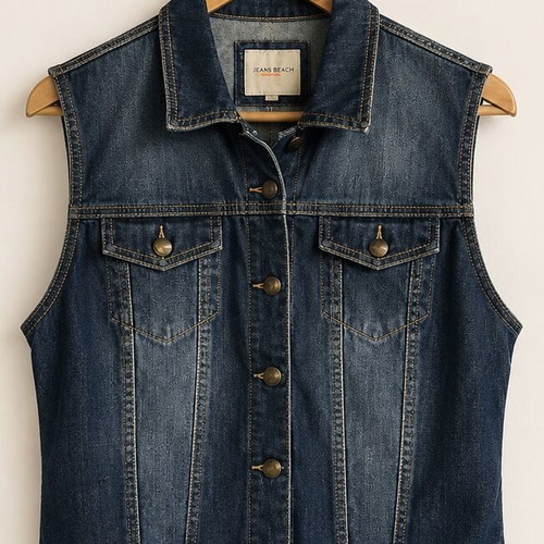 Silvian Heach Denim Jacket like new, blue, size L