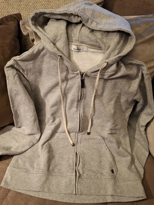 SugarFree gray hoodie jacket like new, size XL