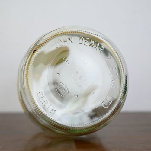 Dewar's White Label Vintage Bottle used, collectible