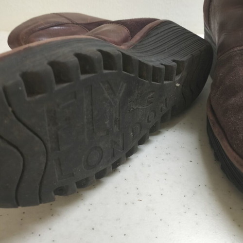 Fly London ankle boots used, size 39, burgundy