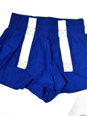 Royal Blue σορτς με λευκές λωρίδες σαν καινούργιο