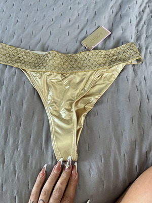 Med gold swimsuit XL new