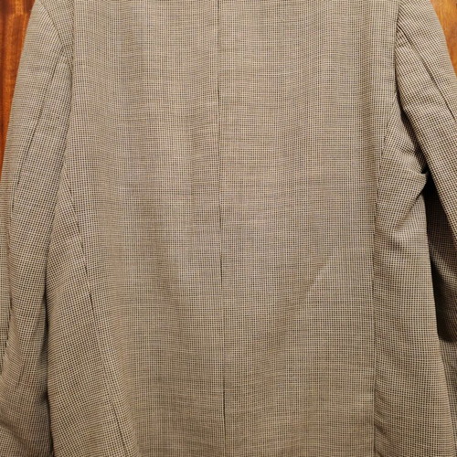 Men's classic Hugo Boss jacket used, grey and beige, XL-XXL