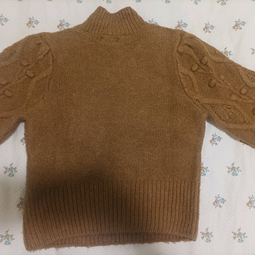 Only brown pullover with high neck like new