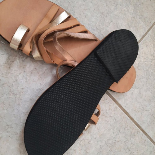 Leather Greek Sandals new, size 39