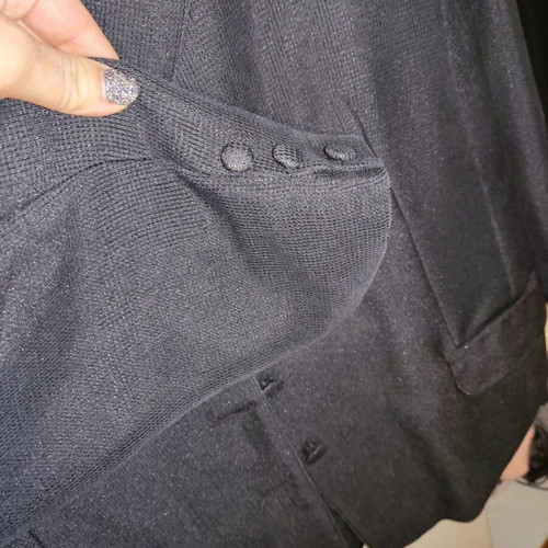 Blazer jacket used black wide fit 7XL Greek made