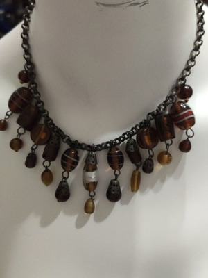 Handmade vintage necklace used, good condition