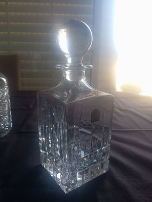 Da Vinci crystal decanter, Italy