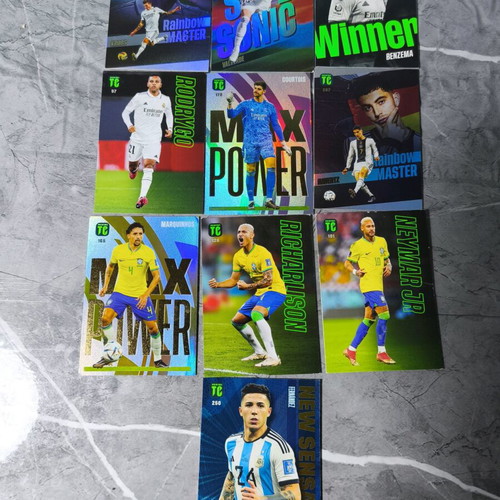 Μόνες κάρτες TC Panini Top class μεταχειρισμένες, πακέτο 50