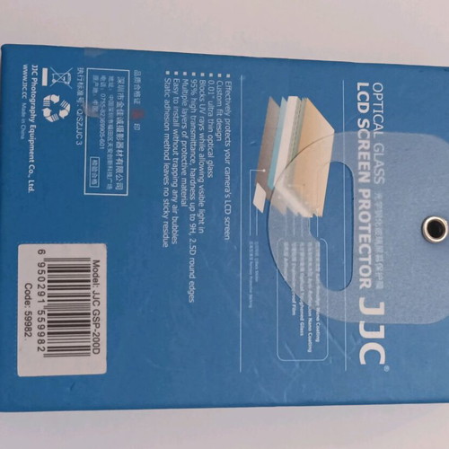 JJC GSP-200D Ultra-Thin LCD Screen Protector new for Canon EOS