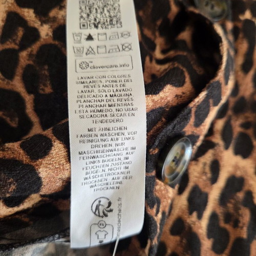 Topshop Leopard Print Button Front Playsuit New
