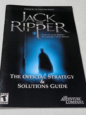 Jack the Ripper Strategy & Solution Guide like new