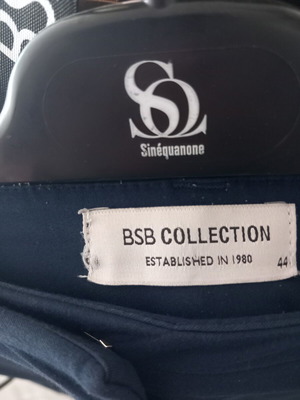 BSB fabric straight-leg pants like new, blue, size XXL