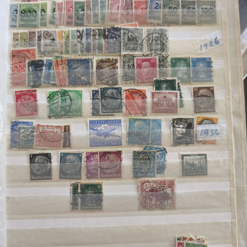 Deutsches Reich stamps used, collection 1920–1945 with overprints