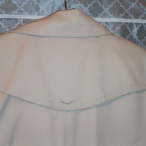 Double women's trench coat used, beige, size Medium