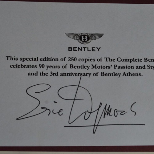 The Complete Bentley book by Eric Dymock like new, limited edition