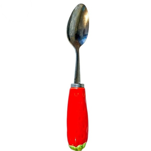 Pomodoro Showa Fruit Spoons Set of 4 New, Tomato-Shaped