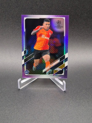 Topps Chrome UEFA Champions League Purple Carbon Fiber Refractor Dodo Rookie RC used