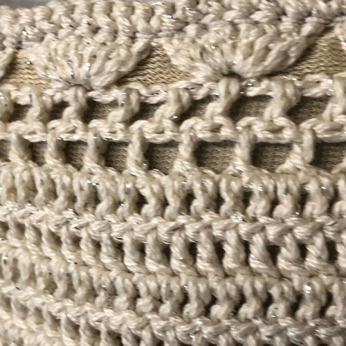 Knitted bikini bottom new, size S, beige