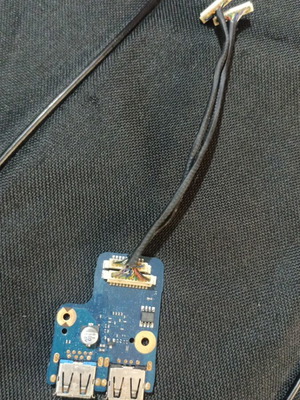 Samsung RF511 RC530 RC510 RF510 right side dual USB interface port board with cable