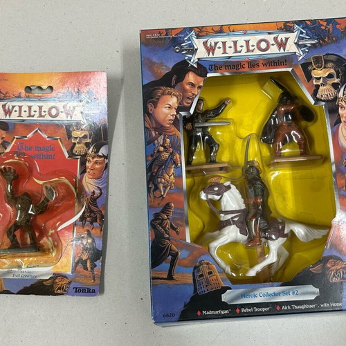 Tonka 1988 Willow Heroic Collector Set 2 and Troll Evil Creature new
