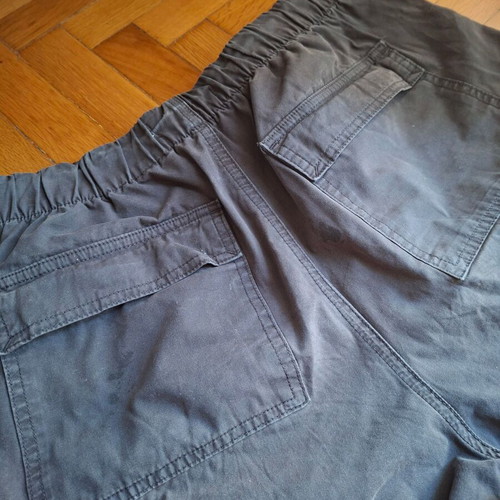 Zara cargo pants size M used, charcoal gray-washed black