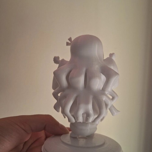 Nezuko 3D Printed Figure Like New, Hand-Painted with Acrylics