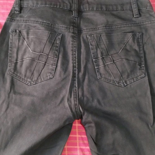 Jeans black slim used, size M 38