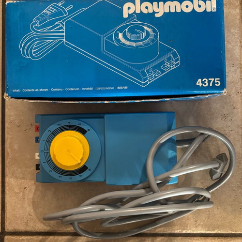 Playmobil 4375 Railway Transformer 14V Controller used with box