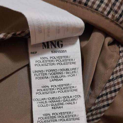 Mango women's parka jacket with lining like new, olive color