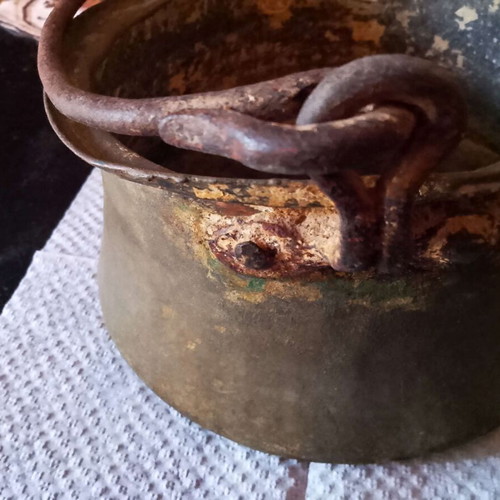 Antique copper brakati used for cooking 1850-1890