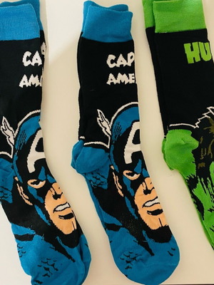 Marvel socks set of 3, size 40-41, like new