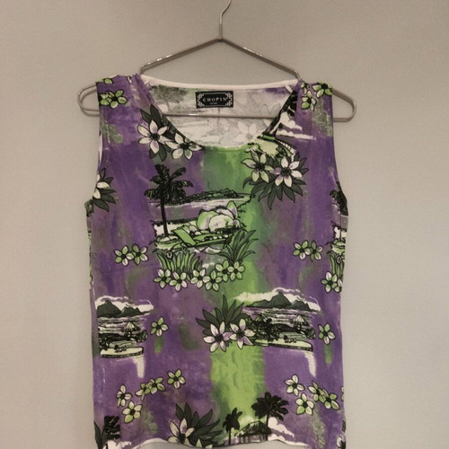 Set top-jacket like new, multicolored with beads