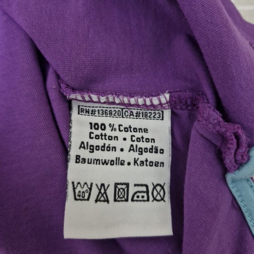 Kappa women's purple T-shirt, size M