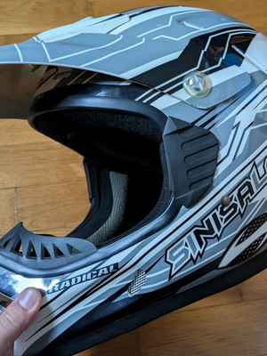 MX Sinisalo helmet like new, size medium