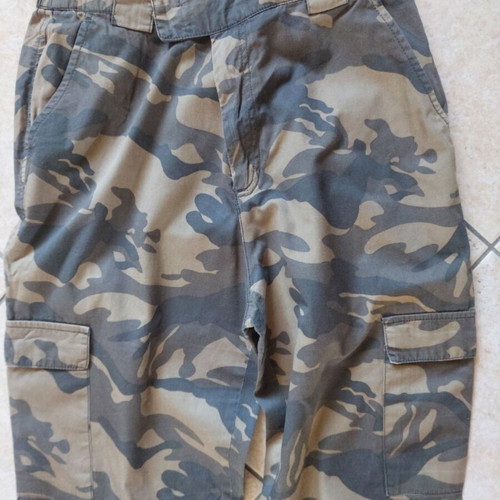 Stradivarius Cargo Jogger Pants L Lightweight Camouflage