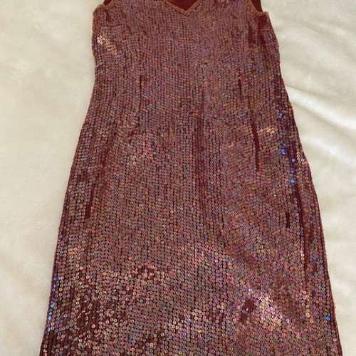 ZARA Midi Dress Bordeaux With Sequins New -  14,95 - Vendora.cy
